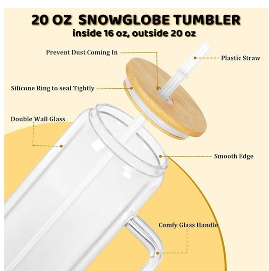 20oz fits 16oz snowglobe